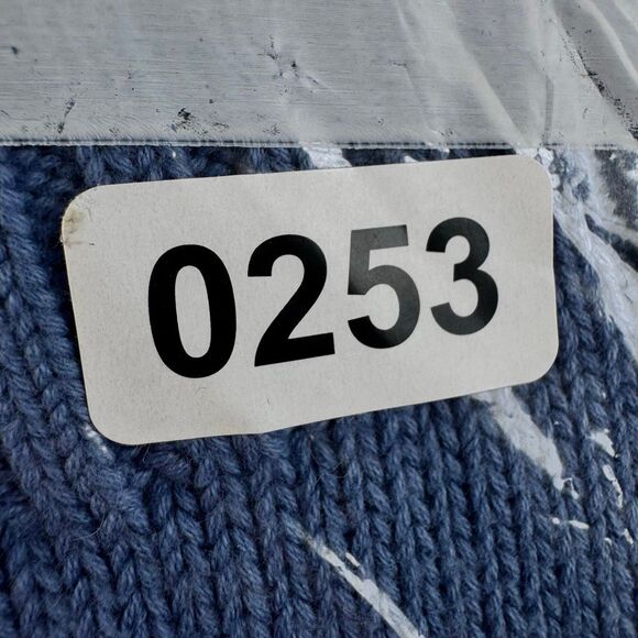 Ralph Lauren Sport Y2K Cotton Shawl Collar Pullover Sweater Blue Size Small Logo - Picture 6 of 6